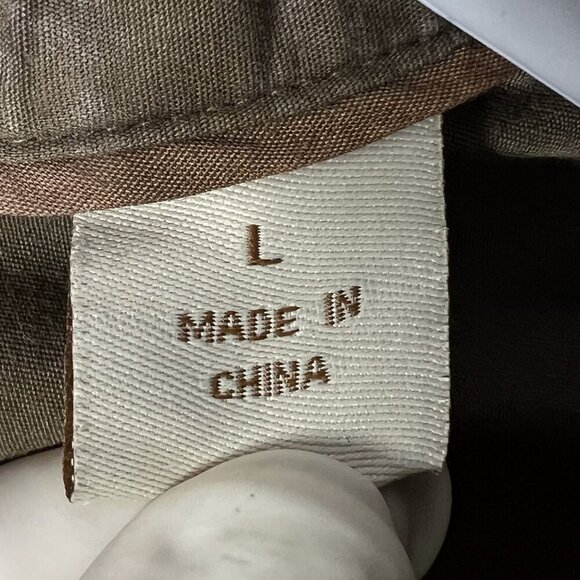 VTG Natural Reflections Womens L Embroidered Shacket Snap Up Long Sleeve Western - Picture 13 of 15